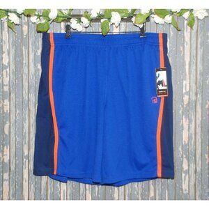 NWT And 1 Blue & Black Men's Basketball Shorts SZ 2XL Elastic Waist